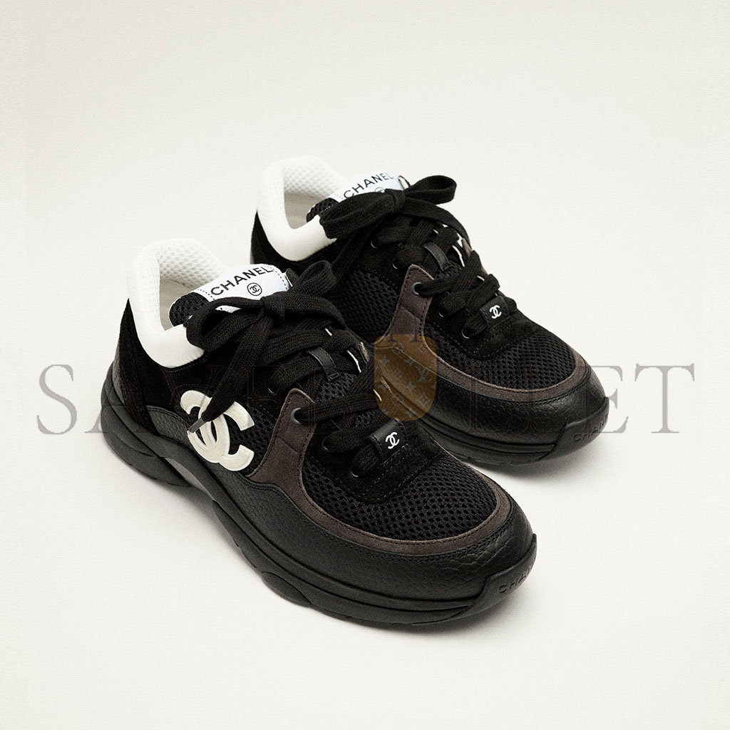 CHANEL SNEAKERS SUEDE CALFSKIN & GRAINED CALFSKIN G38299